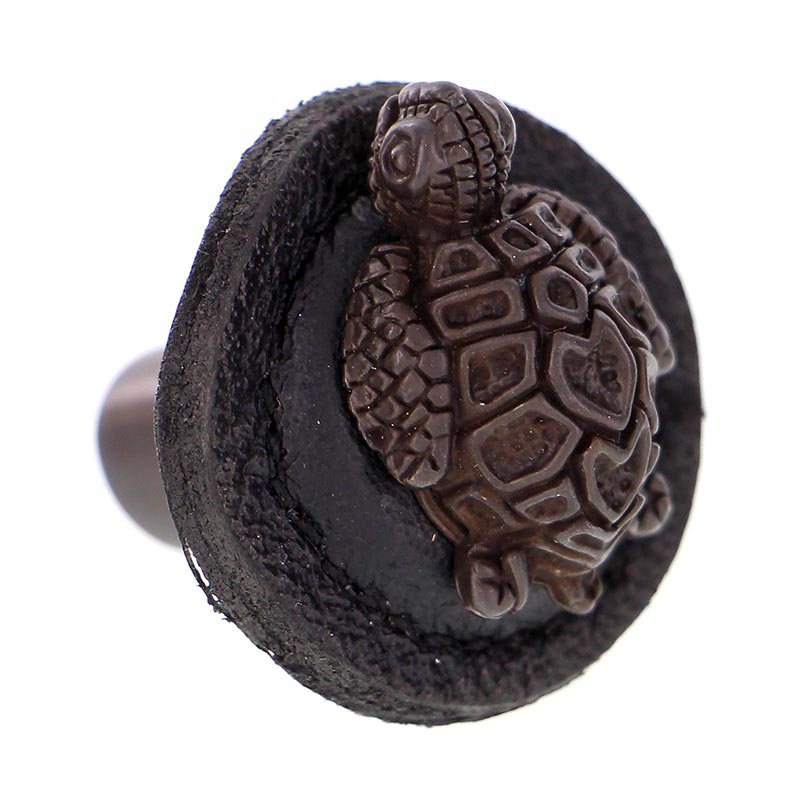 Pollino Mushroom Knob, Black, Oil-Rubbed Bronze