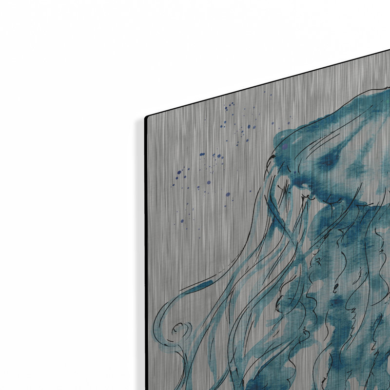 «Deep Sea X» par Anne Tavoletti, H 12 po x l 12 po 