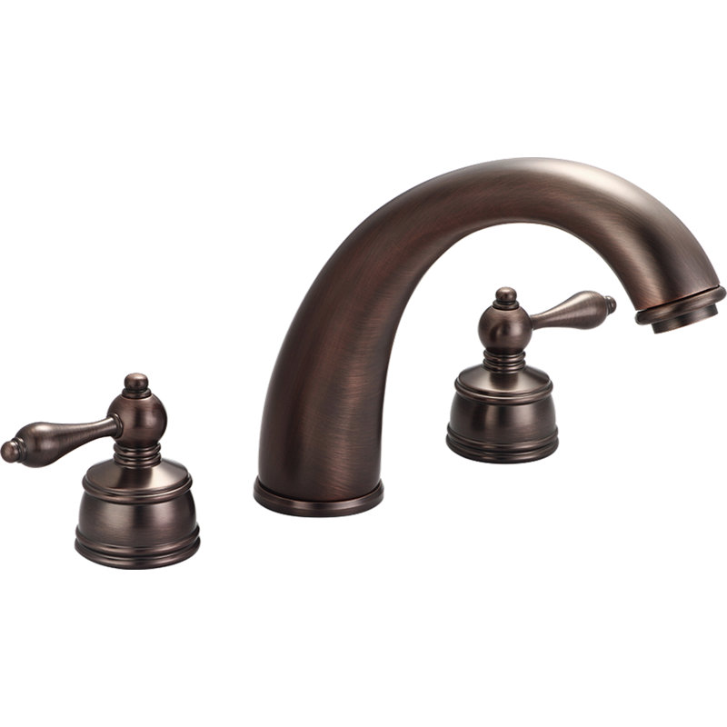 Castille 2 Handle Bathroom Roman Tub Faucet, Vintage Bronze