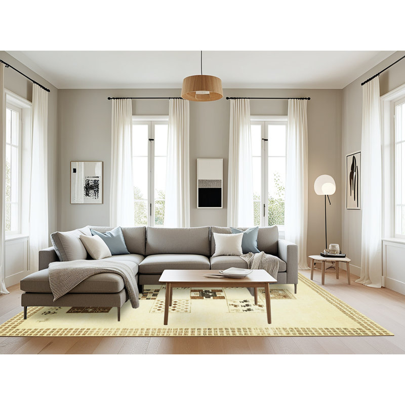 Tapis abstrait moderne 140, Rectangle 8 pi x 10 pi