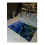 Tapis décoratif moderne lavable à motif de couleurs pastel-804940418