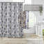Rideau de douche simple 100% coton Besmira