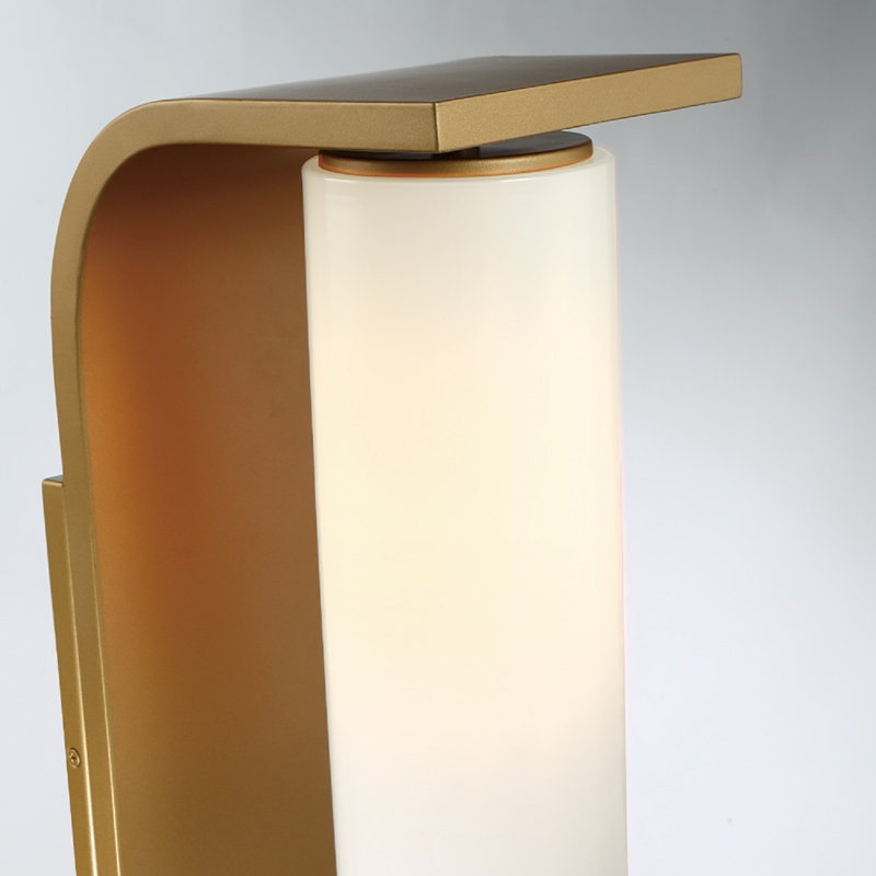 Grande lanterne d'extérieur 1 lumière Colonne, H 20 po x l 6,25 po x P 9,5 po, Noir, noir, noir, noir