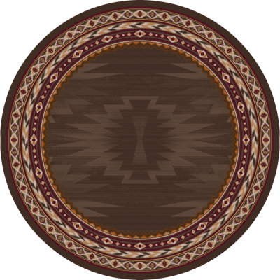 Tapis brun Bushley