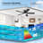 52" Ceiling Fan With Led Light Kit And Remote Control-1532938209