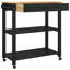 Solid Wood Bar Cart