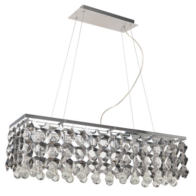 Lustree en cristal 6 lumières Ayla
