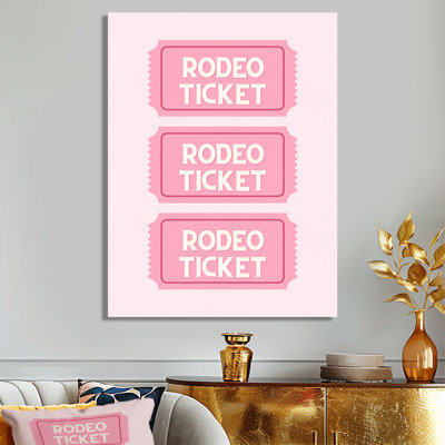 Rodeo billets en solde - Cowgirls, reproduction d'art murale