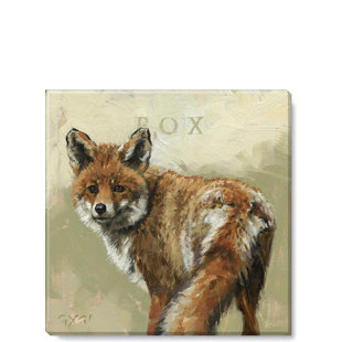 Renard, estampe numérique