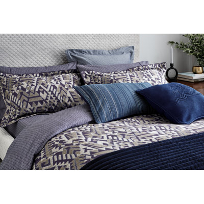 Mazana Print 100% Cotton Percale Fitted Sheet