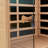 Single Person Indoor Bluetooth Compatible FAR Infrared Sauna with Remote Control in Hemlock-81603200