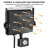 Burdena Matte Black Integrated LED Outdoor Bulkhead Light