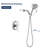 Wall Mounted Volume Control Complete Shower System-117215699