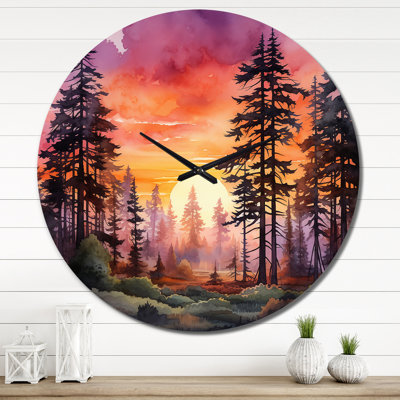 Horloge murale Chantil - Paysages