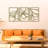 Metal Floral Wall Decor Set - 3 Piece Wall Art-826092237-826092225