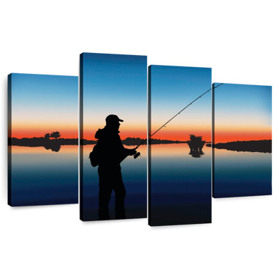 Senne Fishing At Twilight