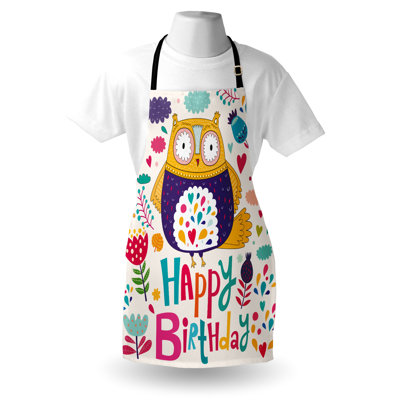 Birthday No Pattern Bib Apron