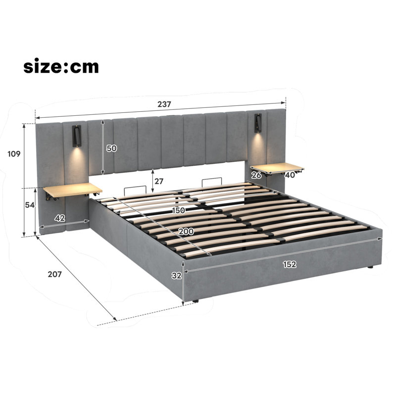 Bed, King (5')