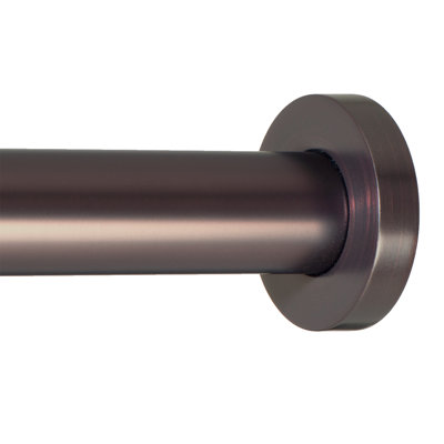  Tringle à rideau de douche - Tringle à ressort à ressort pour fenêtres ou douche, bronze huilé 24 à 36