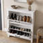 Limestone 2 Flip Door Shoe Storage Cabinet-1558974624