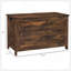 Coffre de rangement 29,9 po avec 2 charnières de sécurité, boîte en bois-1991239356