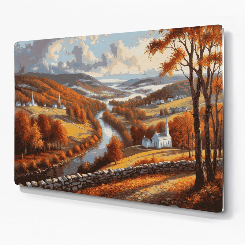 Art mural États-Unis en Connecticut, H 11 po x l 14 po x P 0,05 po