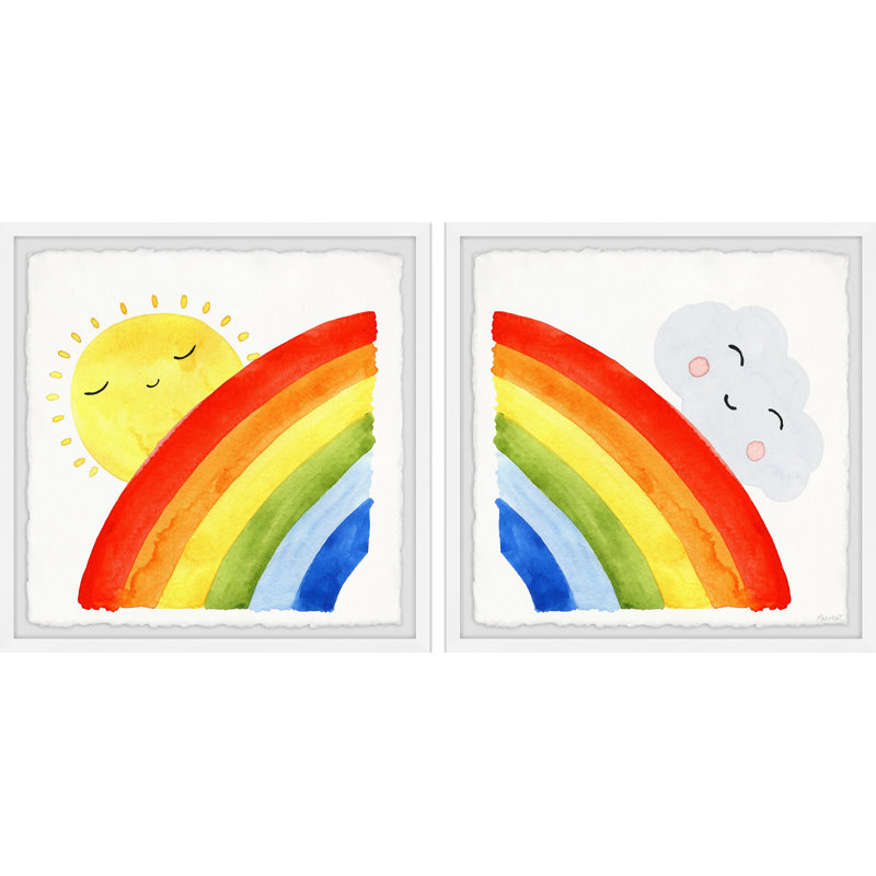 Esmerelda Way Up High - 2 Piece Single Picture Frame Print Set, 30cm H x 30cm W