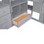 Lit mezzanine avec bureau en L et tiroirs-678616779