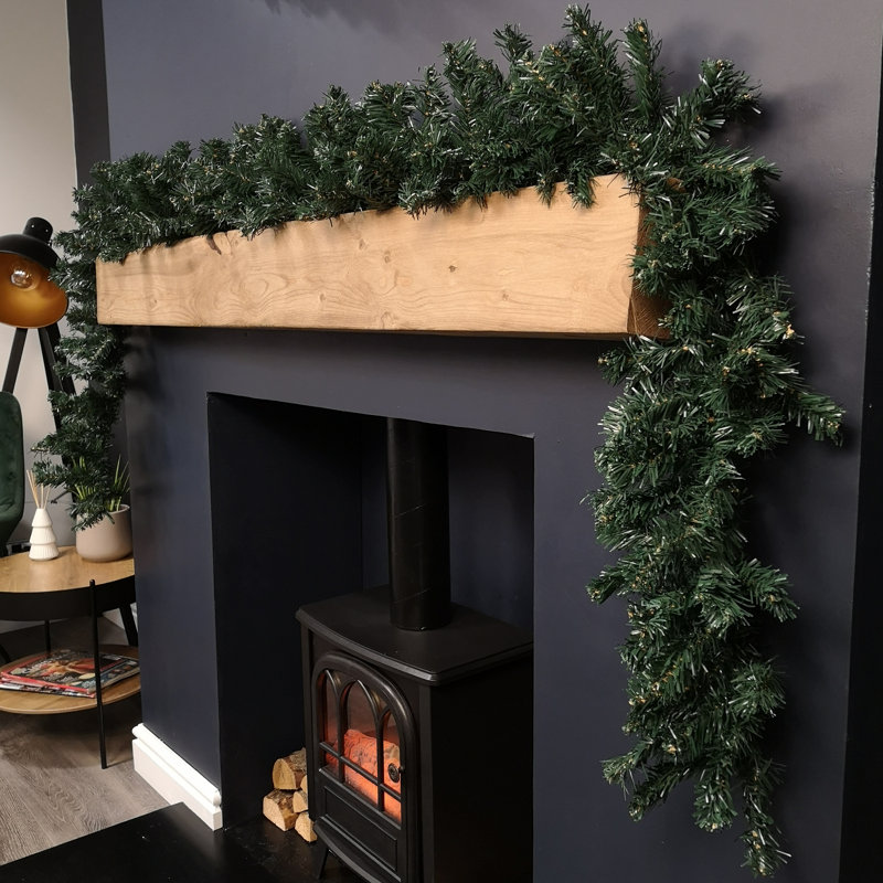 Annachiara 270cm Faux Garland, Dark Green