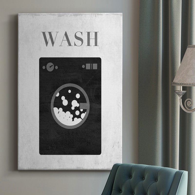 Wash - impression sur toile tendue, H 12 po x l 8 po x P 1 po