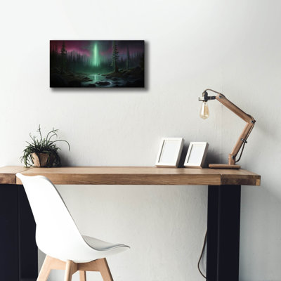 'Strange Light Pillar' Canvas Wall Art