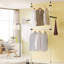 Adjustable Wall Mounted Clothes Rack