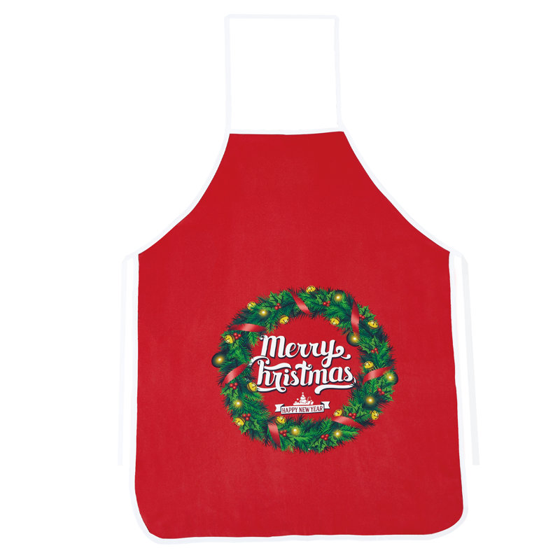 Christmas No Pattern Bib Apron