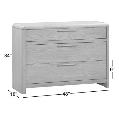 Furano Three Drawer Wood Bachelor Chest