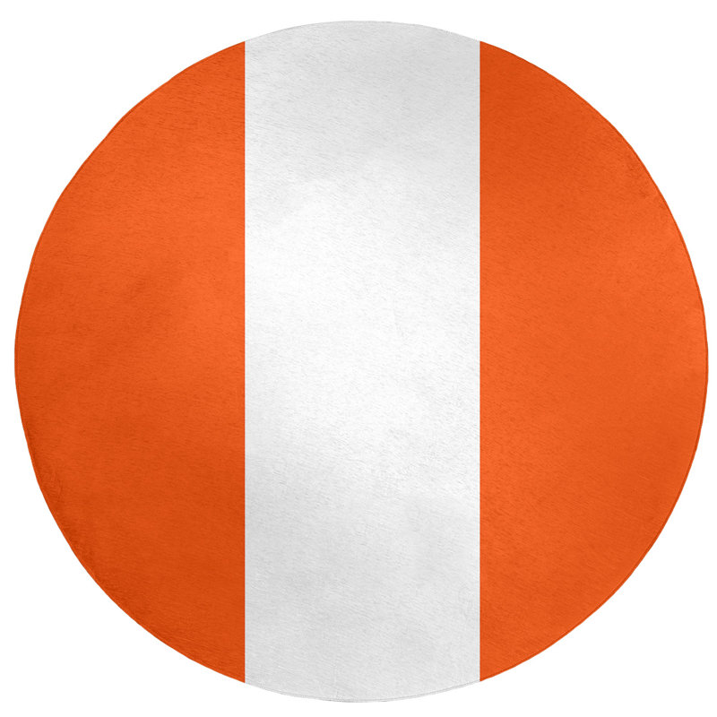 Chenille Indoor Rug, Round 5'