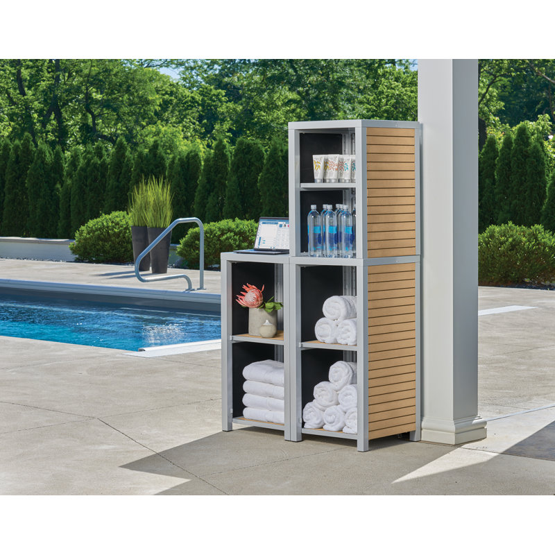Travira Modular Valet Hutch, Tekwood Natural