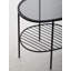 Agretha Glass Top End Table