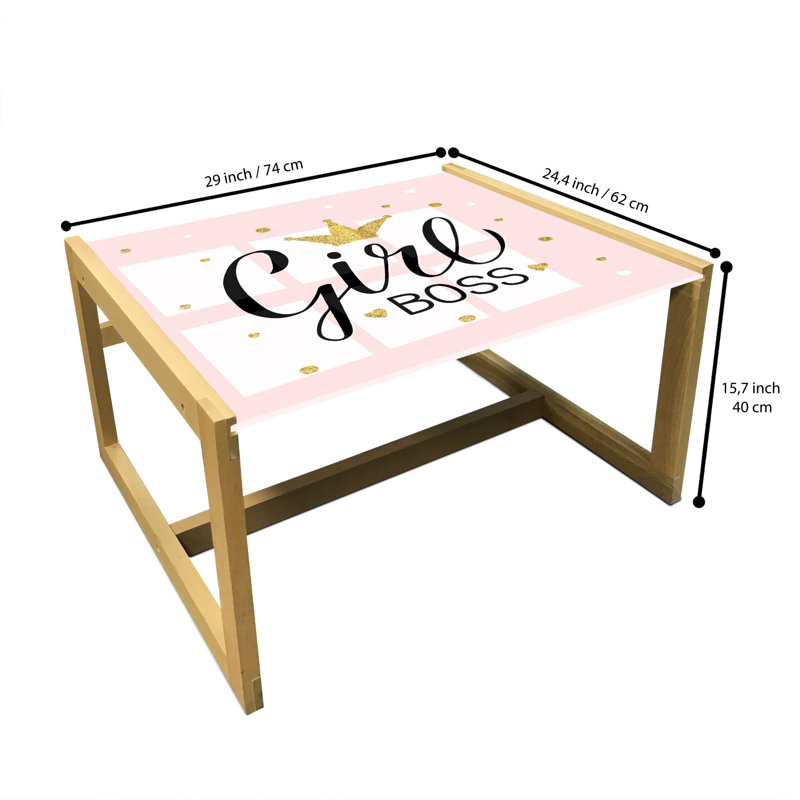 Insco Sled Coffee Table, 40cm H x 74cm W x 62cm D