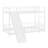 Sturdy Metal Bunk Bed Frame With Built-In Slide, Ladder, Fence And Door-1608630235