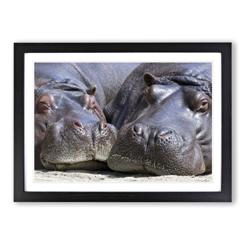 Single Picture Frame Print, Black