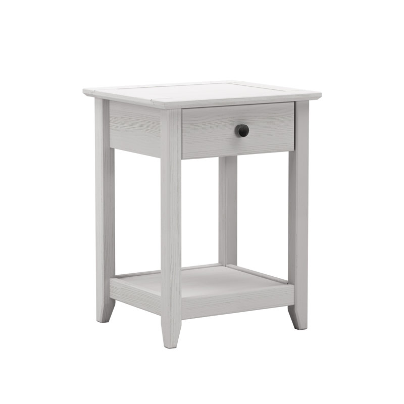 Table de bout Greenport , Blanc brossé