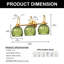 19.5'' Tulip Style Bathroom Vanity Light-1934373147