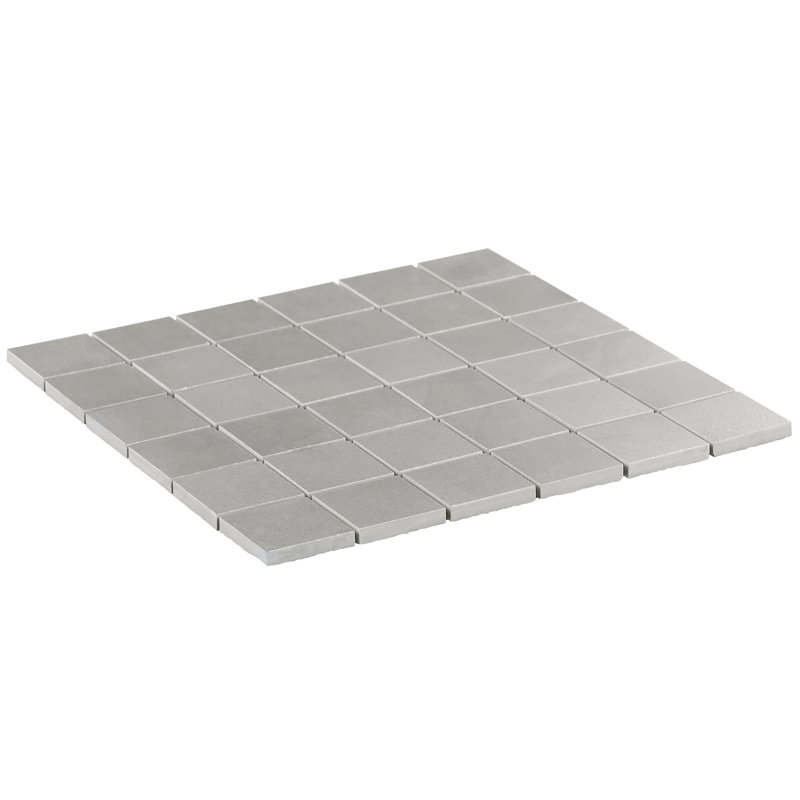 Ryx 11.81 in. x 11.81 in. Matte Porcelain Floor and Wall Mosaic Tile (0.96 Sq. Ft. / Each), Dark Gray