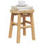 Bamboo / Rattan Accent Stool