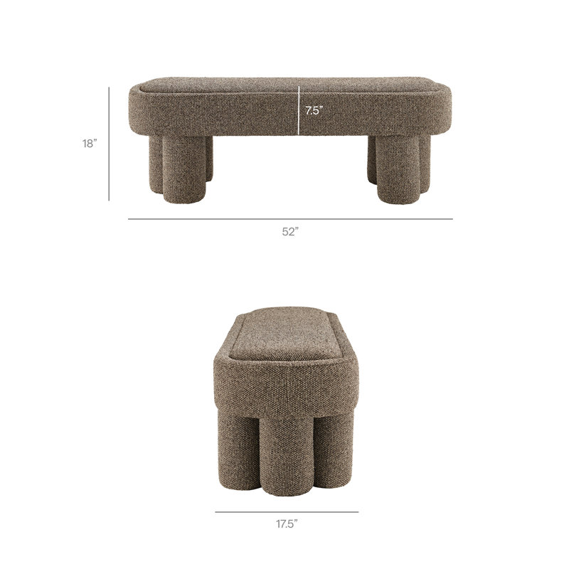 Banc ovale en tissu Mossi, Terre