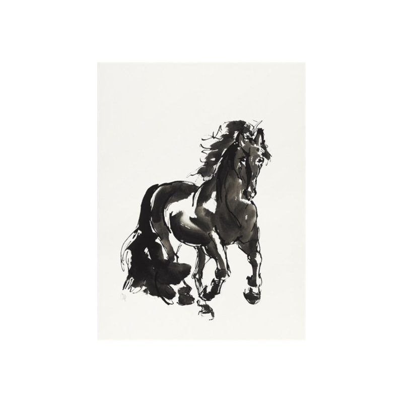 Horse V1 Print by Chris Paschke, Glass Coat, 32" H x 24" W