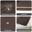 Auvent de remplacement pour pavillon de jardin 10 pi x 10 pi - Double niveau, protégé, imperméable, enveloppant, patio brun à plusieurs niveaux, eau, entourant