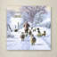 Art mural sur toile tendue - "Winter Shepherd" par Macneil Studio pour le salon, la chambre à coucher ou le bureau - 18 x 18-21938518