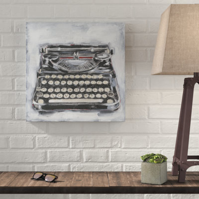 " Vintage Typewriter I " by Ethan Harper Painting Print