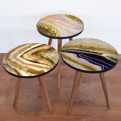 Tables gigognes 3 pieds Beckner